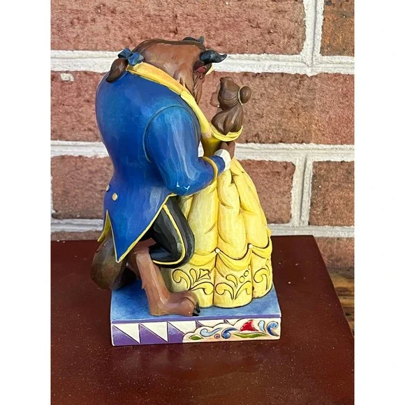 Disney Traditions Belle & The Beast Love Conquers All Figurine - Jim Shore - Picture 8 of 11